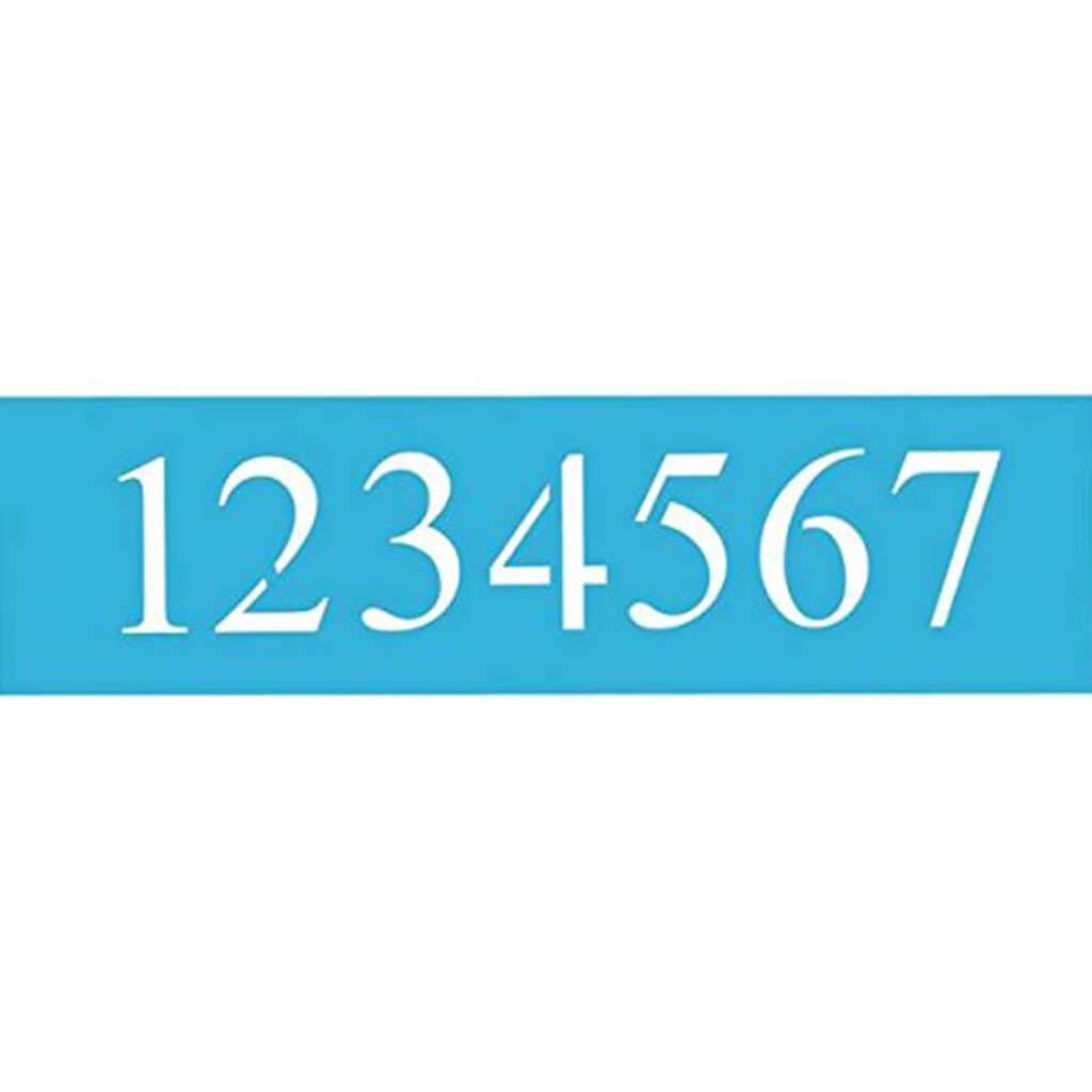 Home Decor Series 5" Times New Roman Numbers 6X18