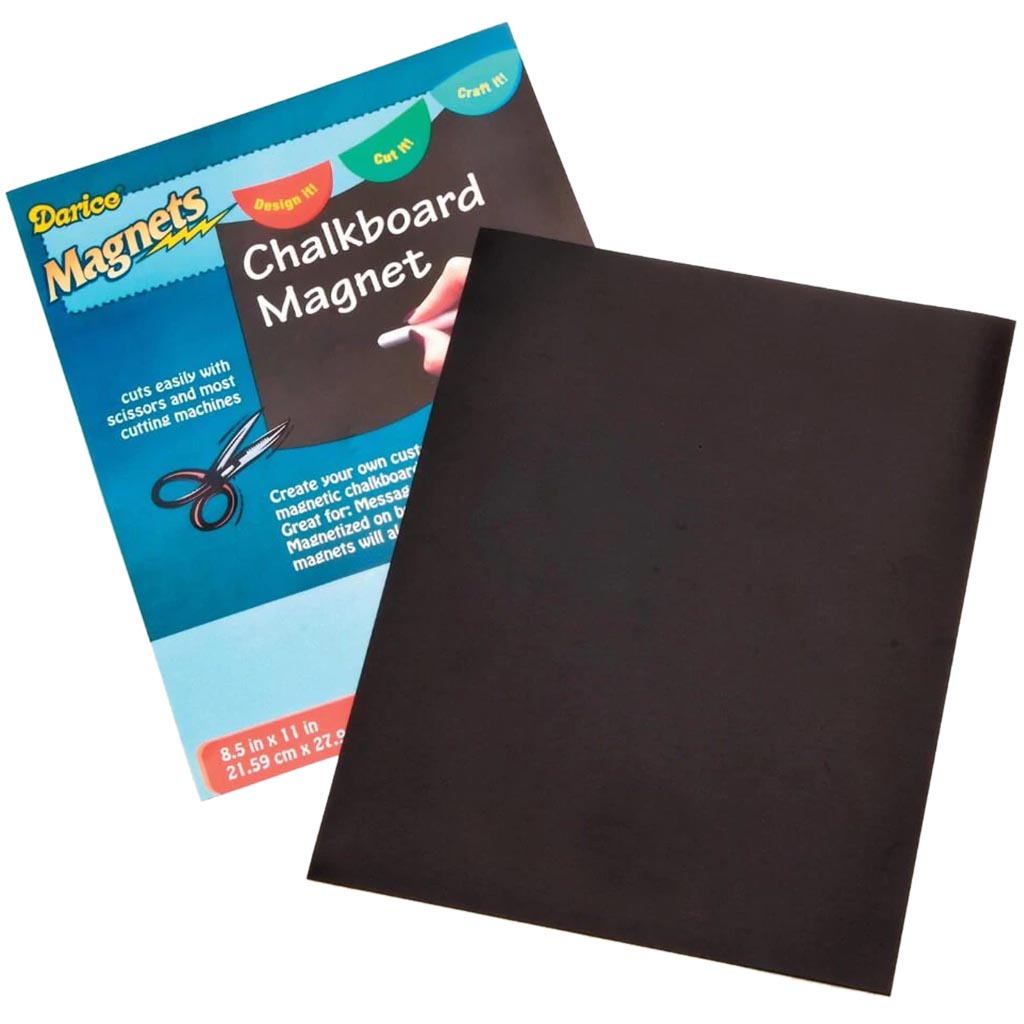 CHALKBOARD MAGNET SHEET 1PC/PK 8.5X11 