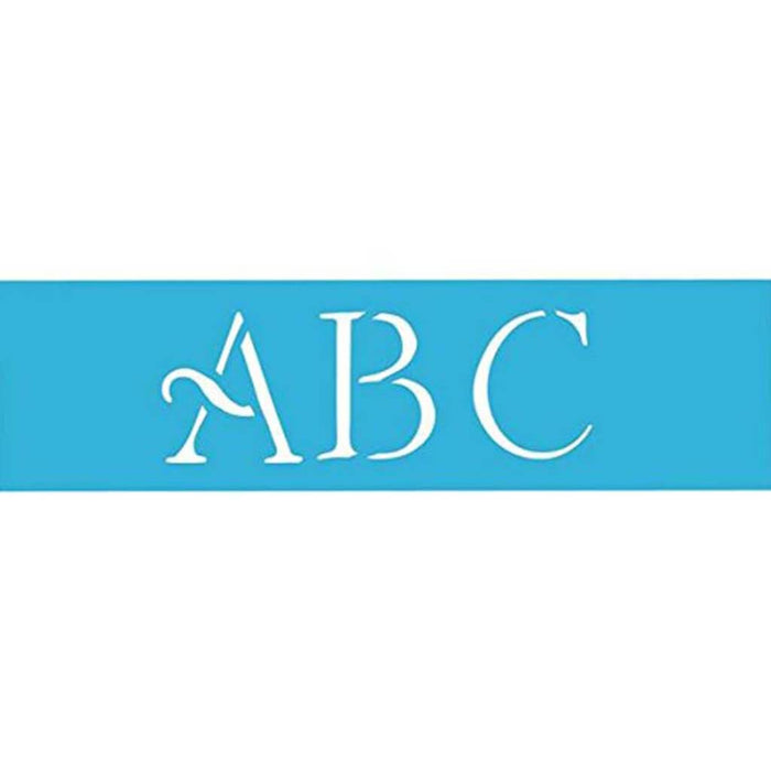 Home Decor Series 3" Simple Script Alphabet 6X18