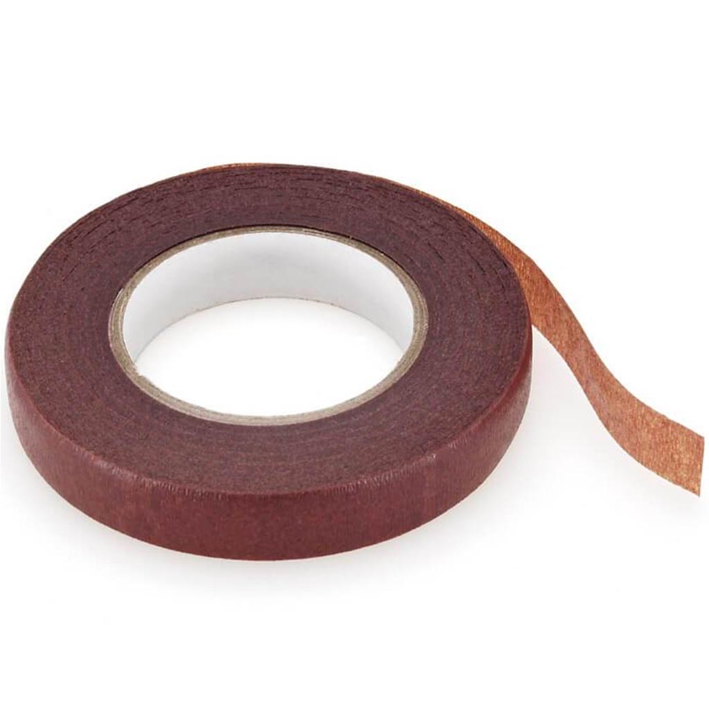 FLORAL TAPE 0.5X30YD BROWN 