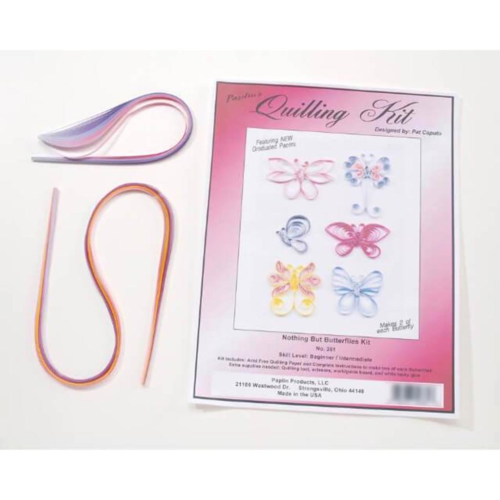 QUILLING BUTTERFLY KIT 