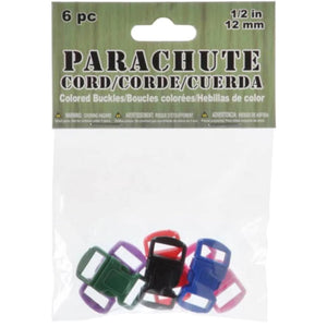 Parachute Cord Buckles Brights 12mm 