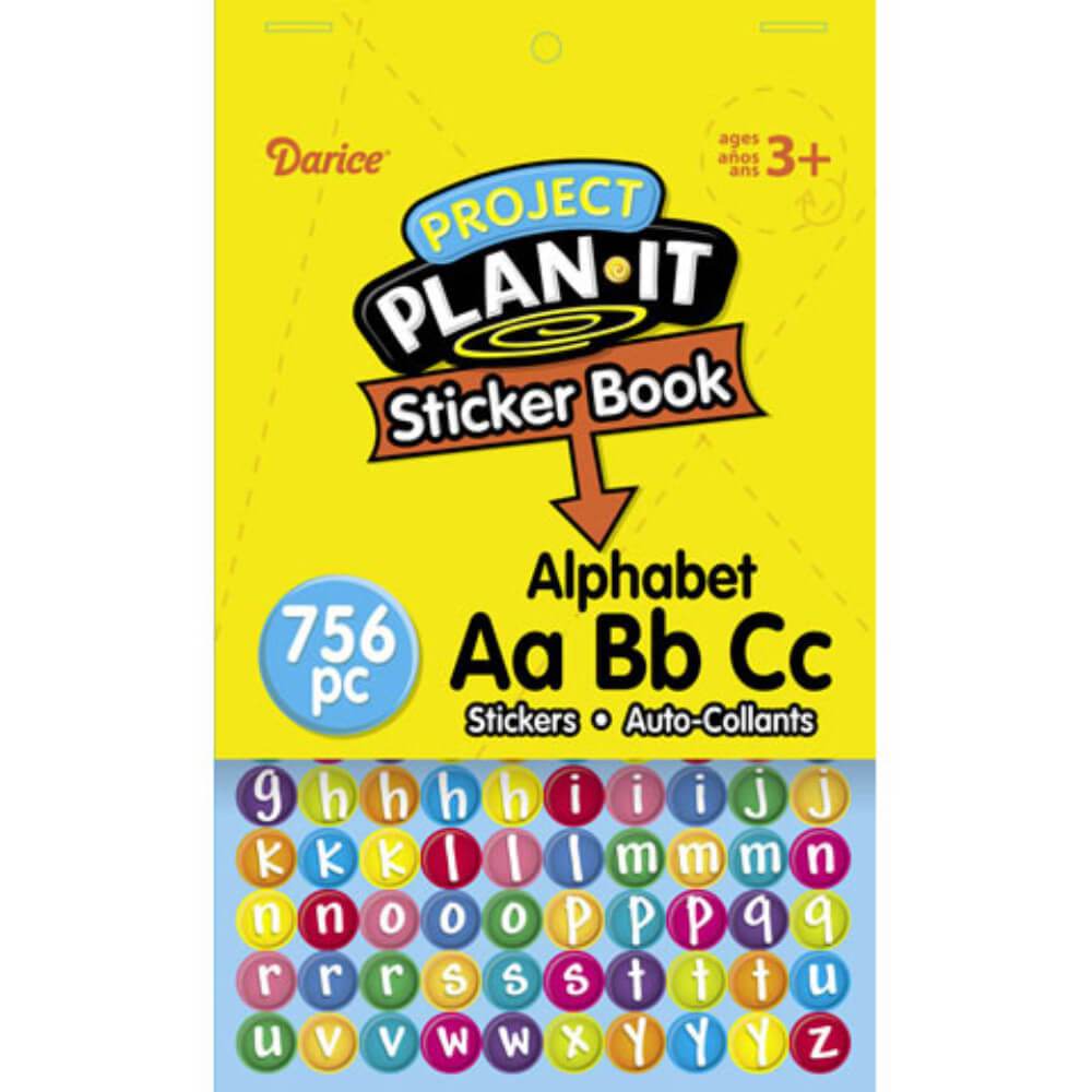 Project Plan It Sticker BookAlphabet 