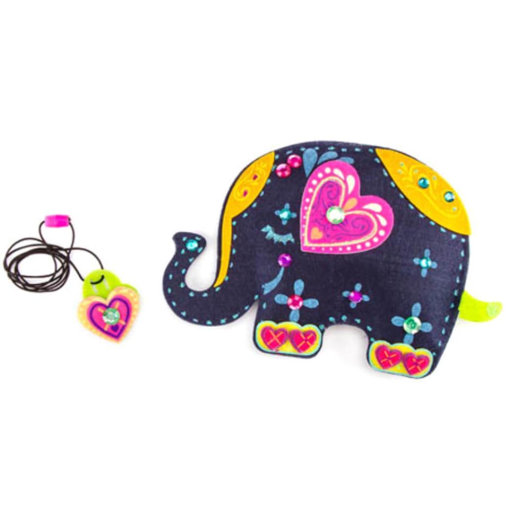 FELT PILLOW PUFF ELEPHANT KIT 