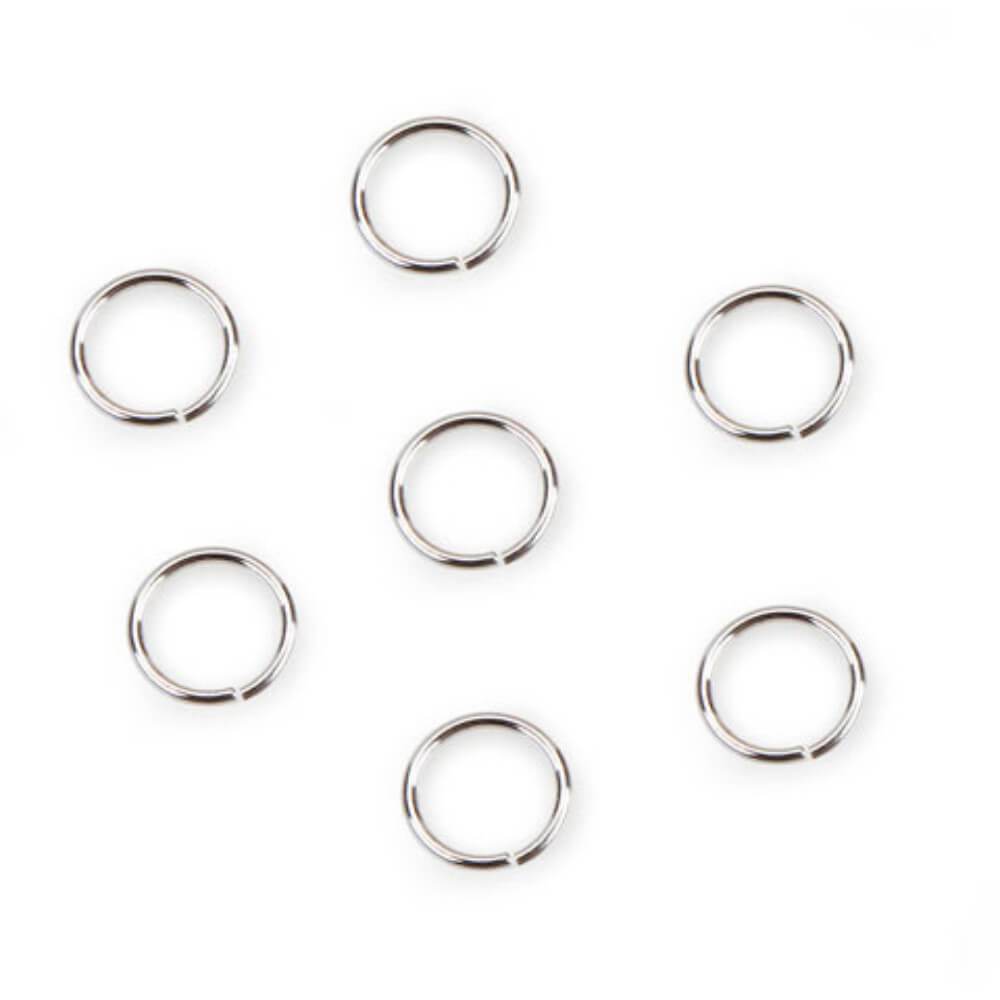 Jump Rings Sterling Plated