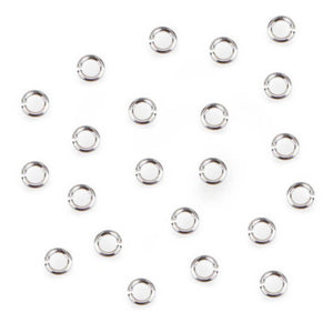 Jump Rings Sterling Plated