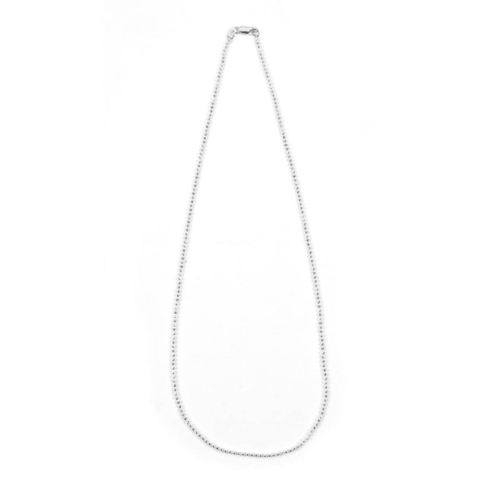 Ball Chain Necklace Steel Plated