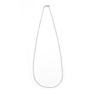 Ball Chain Necklace Steel Plated