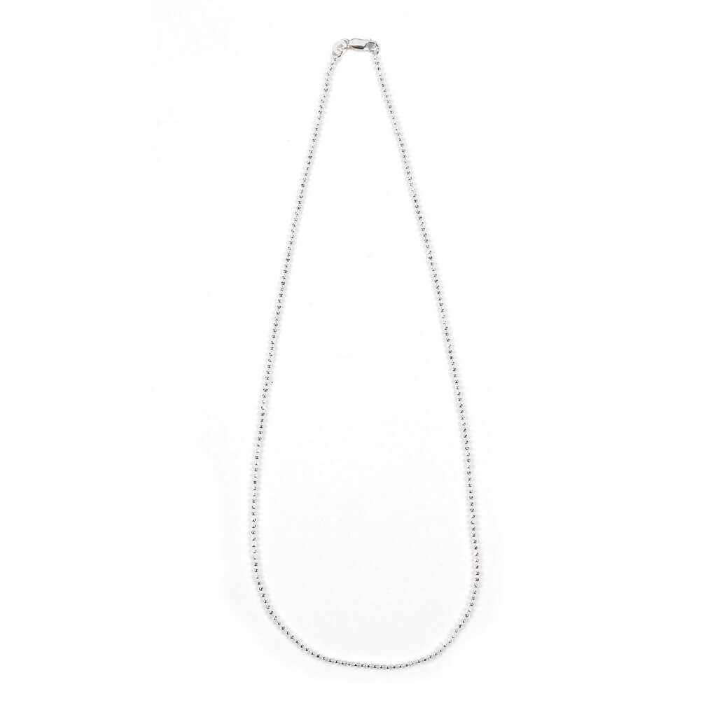 Ball Chain Necklace Steel Plated