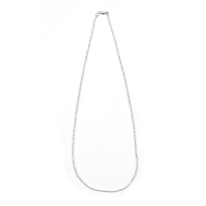 Ball Chain Necklace Steel Plated