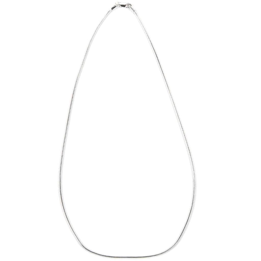 SNAKE CHAIN NECKLACE STERLING SILVER 1.4MM 