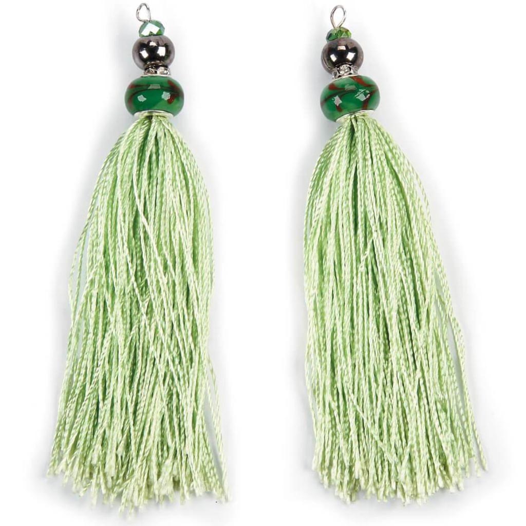 TASSEL THREAD LIME GREEN 