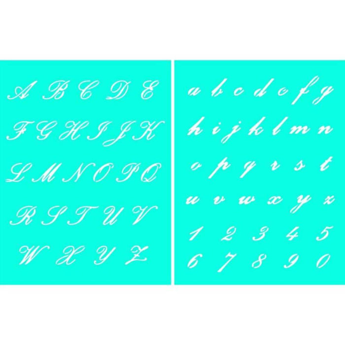 Americana Stencil Elegant Script (Font) 8.5X11