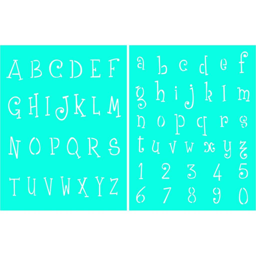 AMERICANA STENCIL WHIMSICAL DELIGHT 8.5IN X 11IN