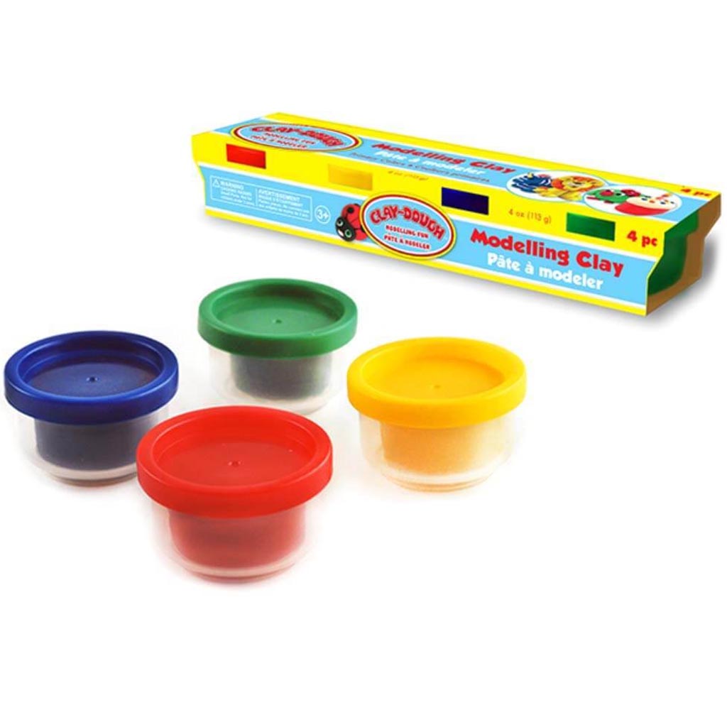 CLAY DOUGH 4OZ PRIMARY 