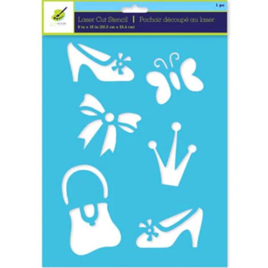 STENCIL LASER CUT 8X10IN 