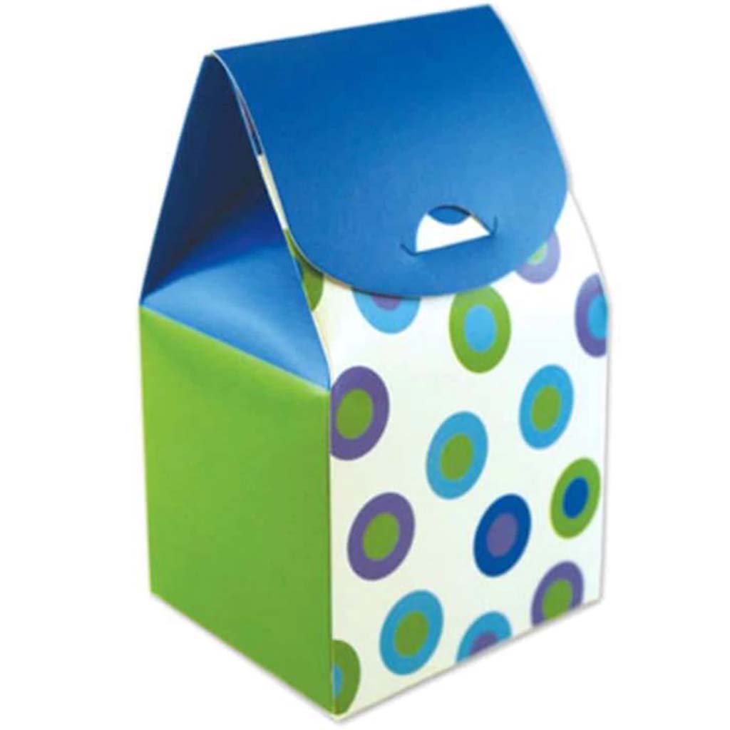 Party Craft: 2.75in x 2.37in x 4.5in Favor/Treat Box X4 250gsm 