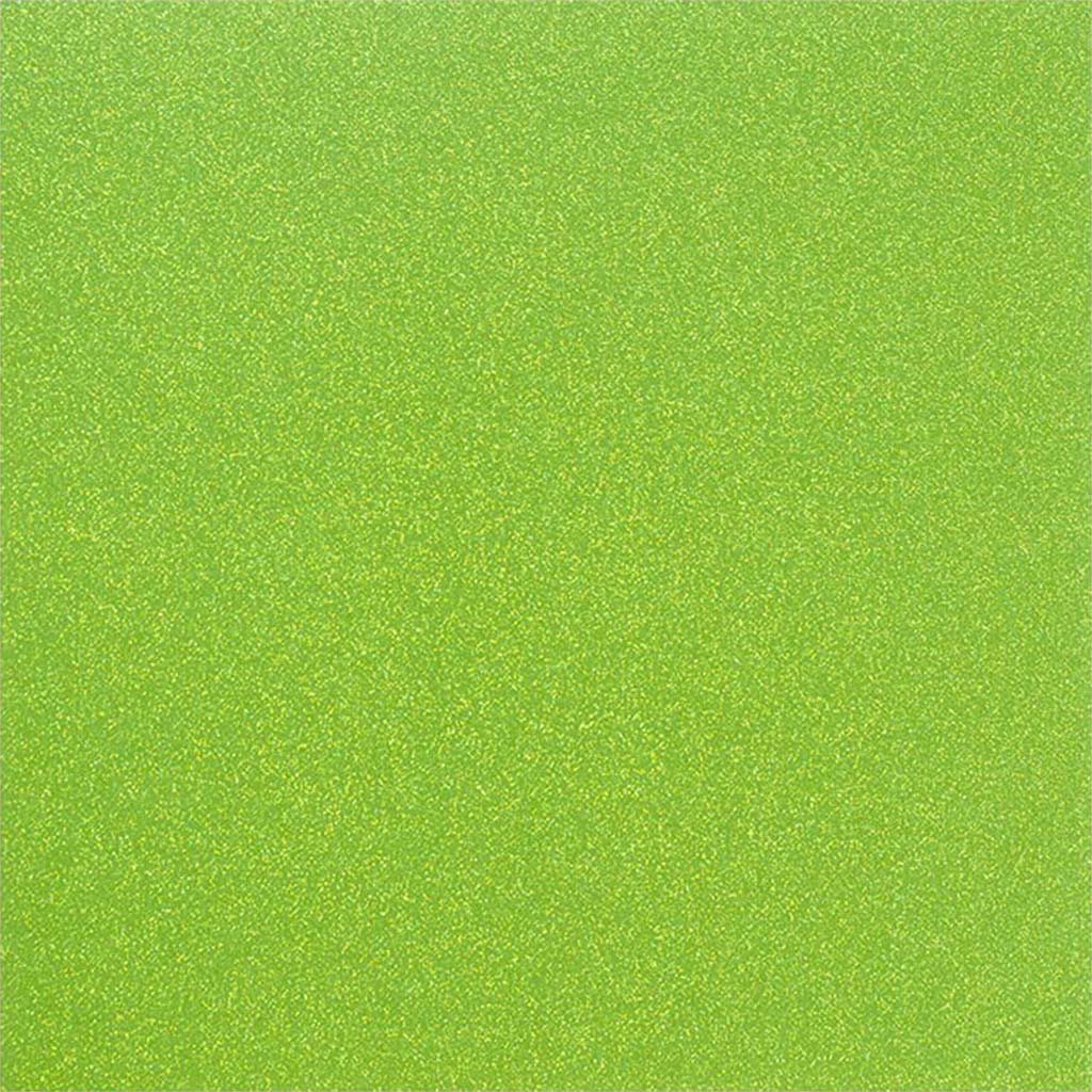 Cardstock Glitter 12in x 12in Neon Green