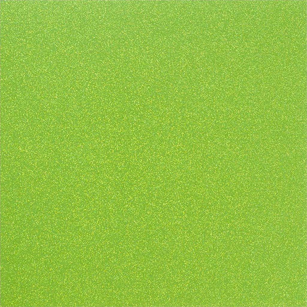 Cardstock Glitter 12in x 12in Neon Green
