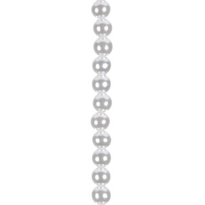 Bead Pearl White 8mm