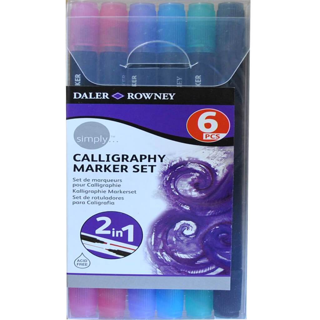 Simply Calligraphy Marker Set of 6