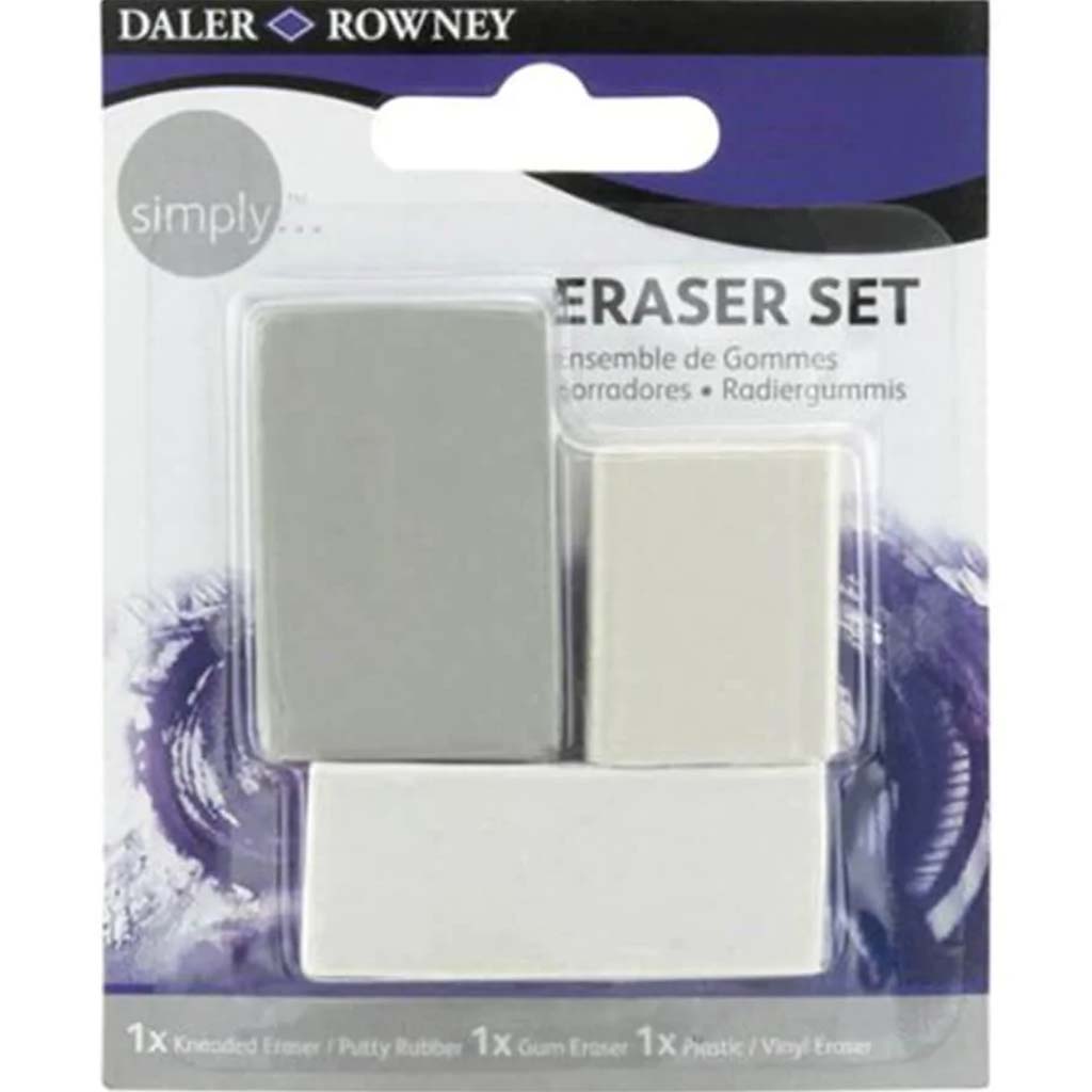 Simply Eraser Set of 3