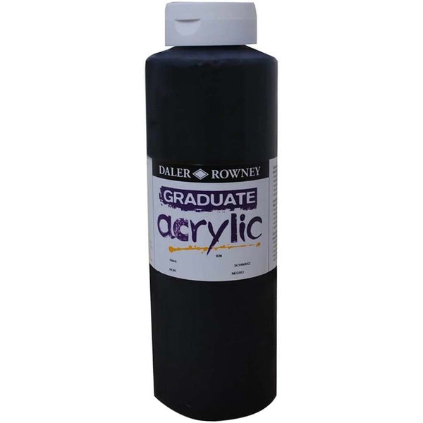 Daler-Rowney Graduate Acrylic Black 120 ml