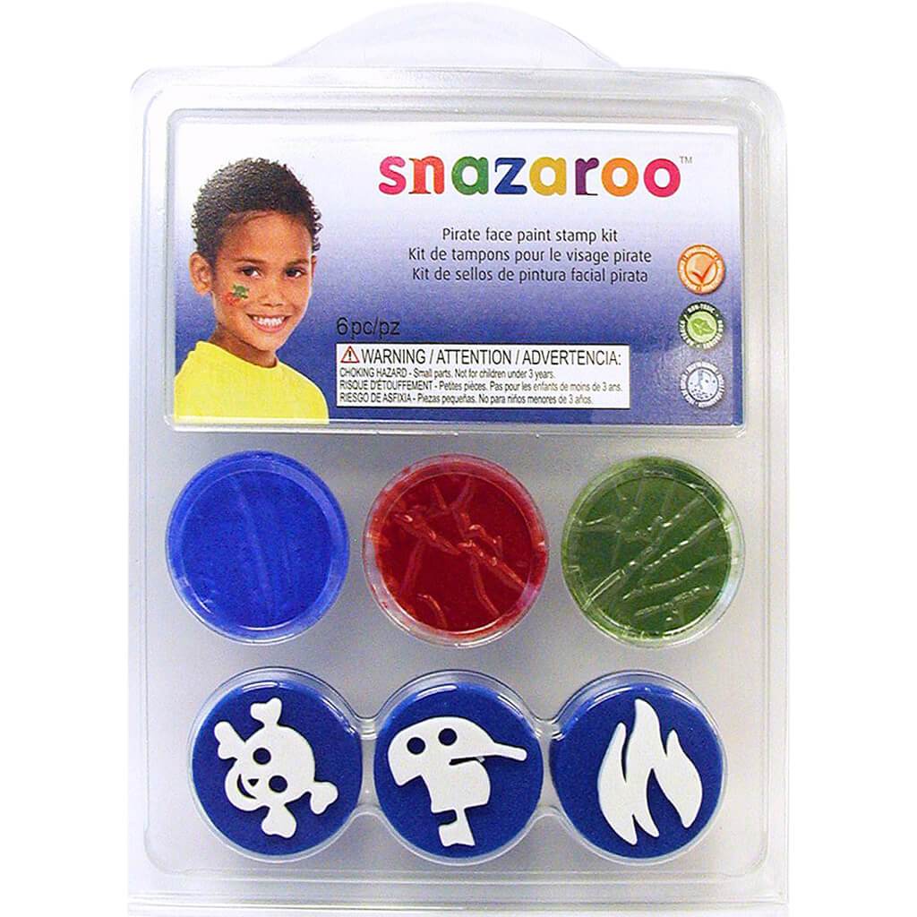 Snazaroo Pirate Face Paint Stamp Kit