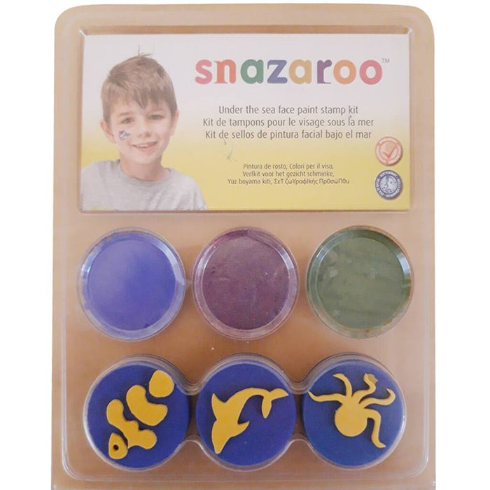 Face Paint Under The Sea Stamp Kit