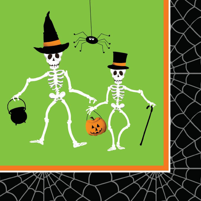 Dancing Skeleton, Luncheon Napkins 2ply 