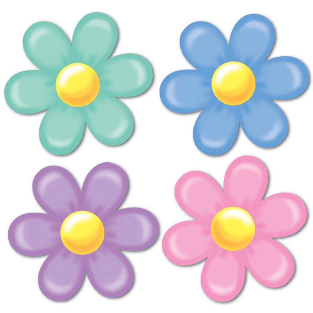 Cut-Outs Retro Flower 14in 