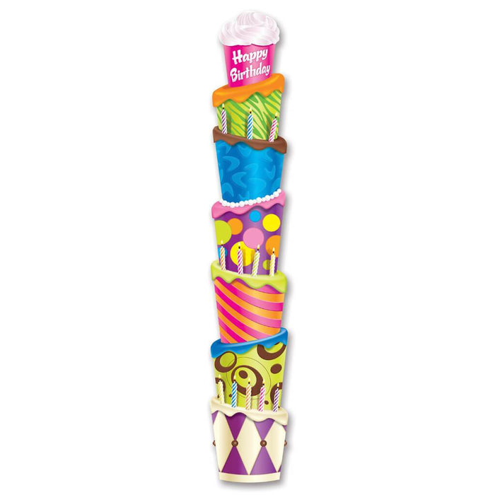 Cut-Outs Birthday Cake 6in 