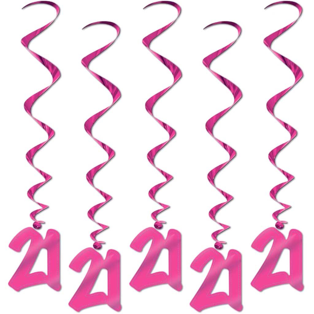 Whirls "21" 3ft Pink 