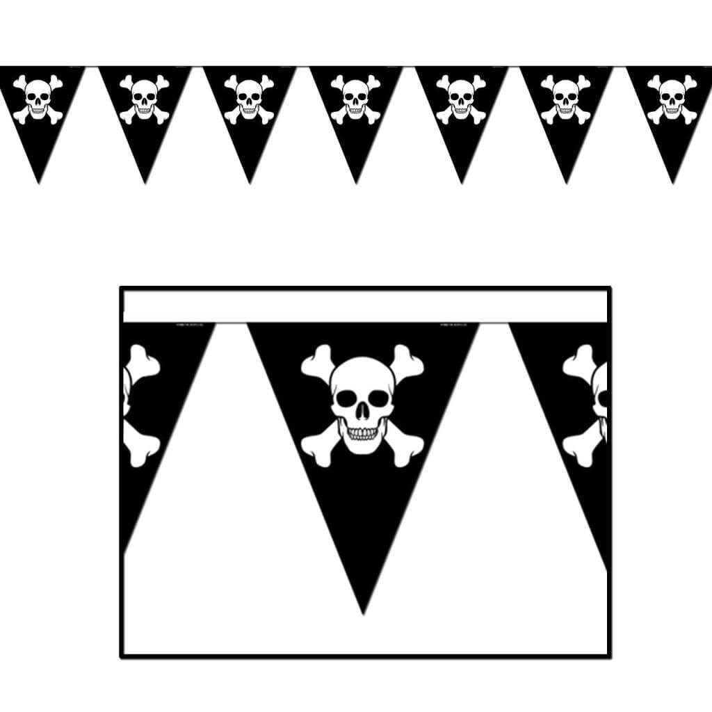 Jolly Roger Pennant Banner 