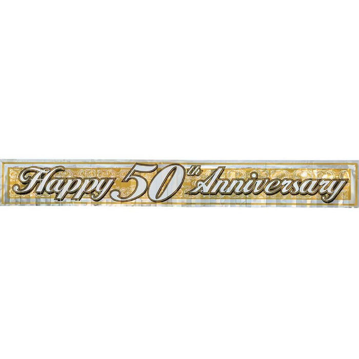 50th Anniversary 8in x 5ft Metallic 