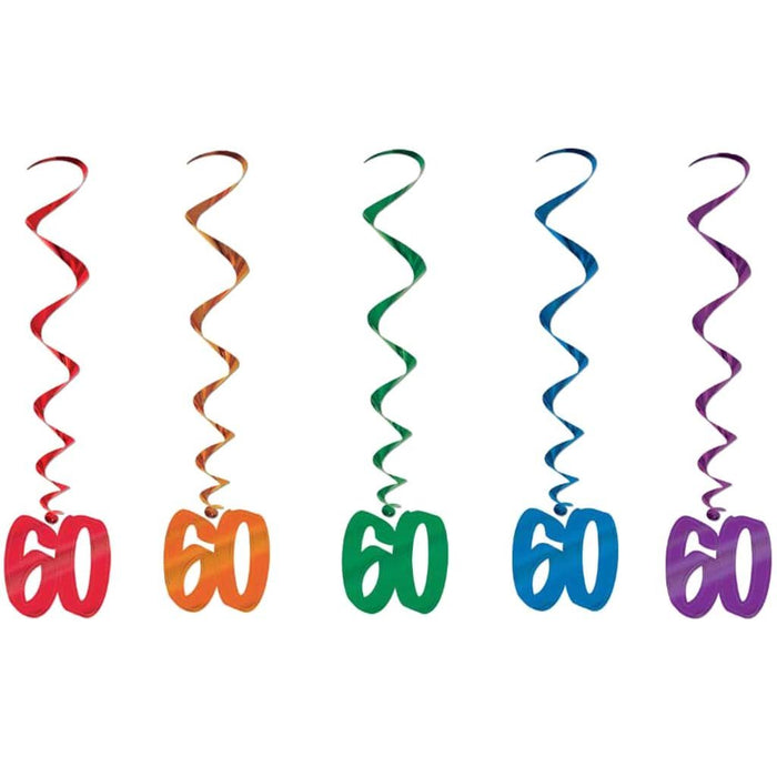 Whirls "60" 3ft Multicolor 