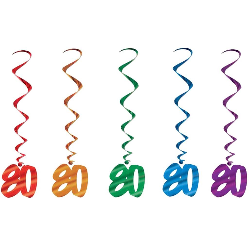 Whirls &quot;80&quot; 3ft Multicolor 