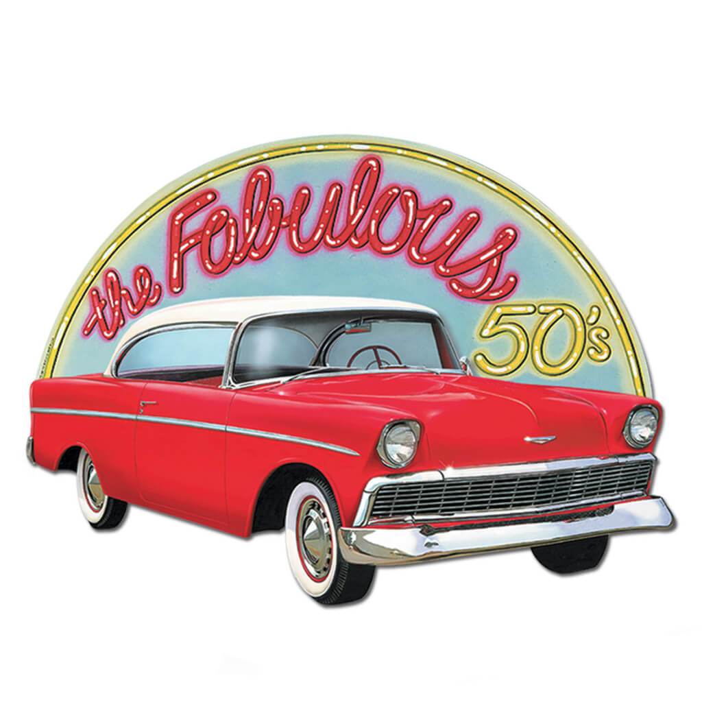 Sign Fabulous 50's 18in x 25in 