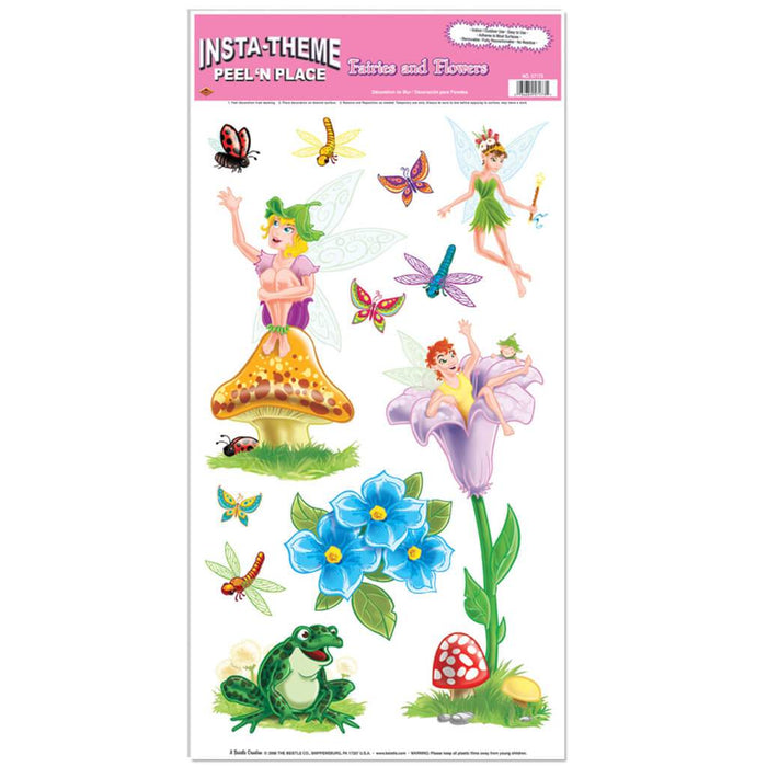Fairies & Flowers Peel 'N Place 