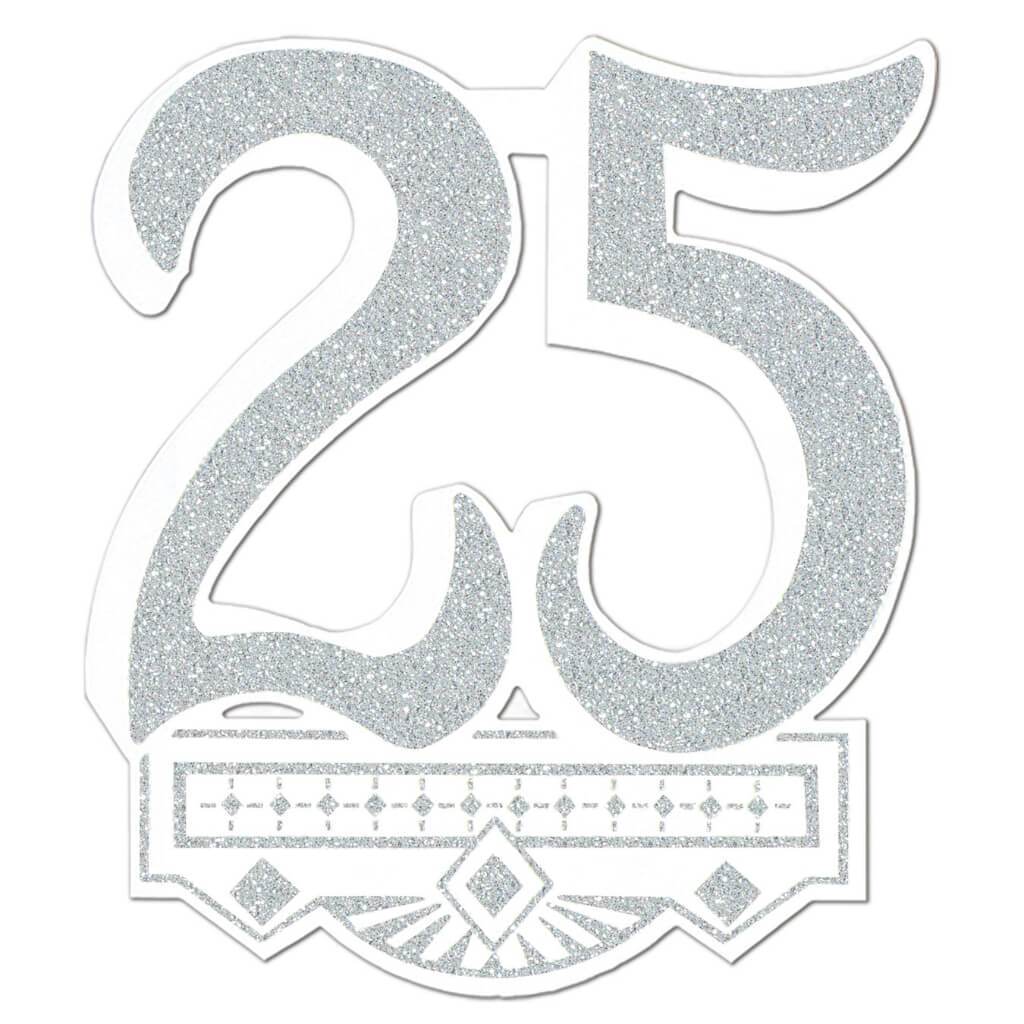 25th Anniversary Crest 14in 