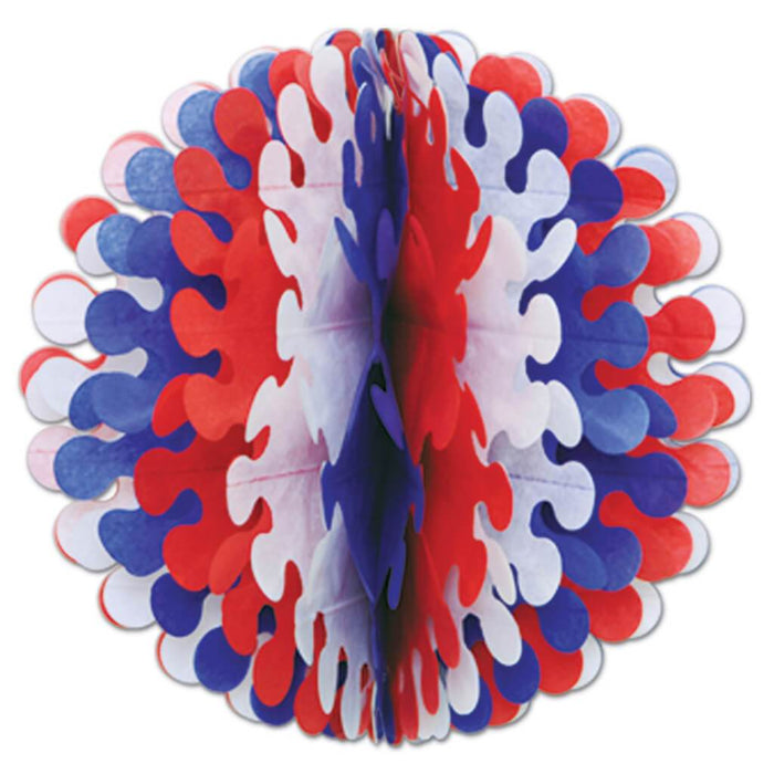 Tissue Flatter Ball 14in Red, White, Blue 