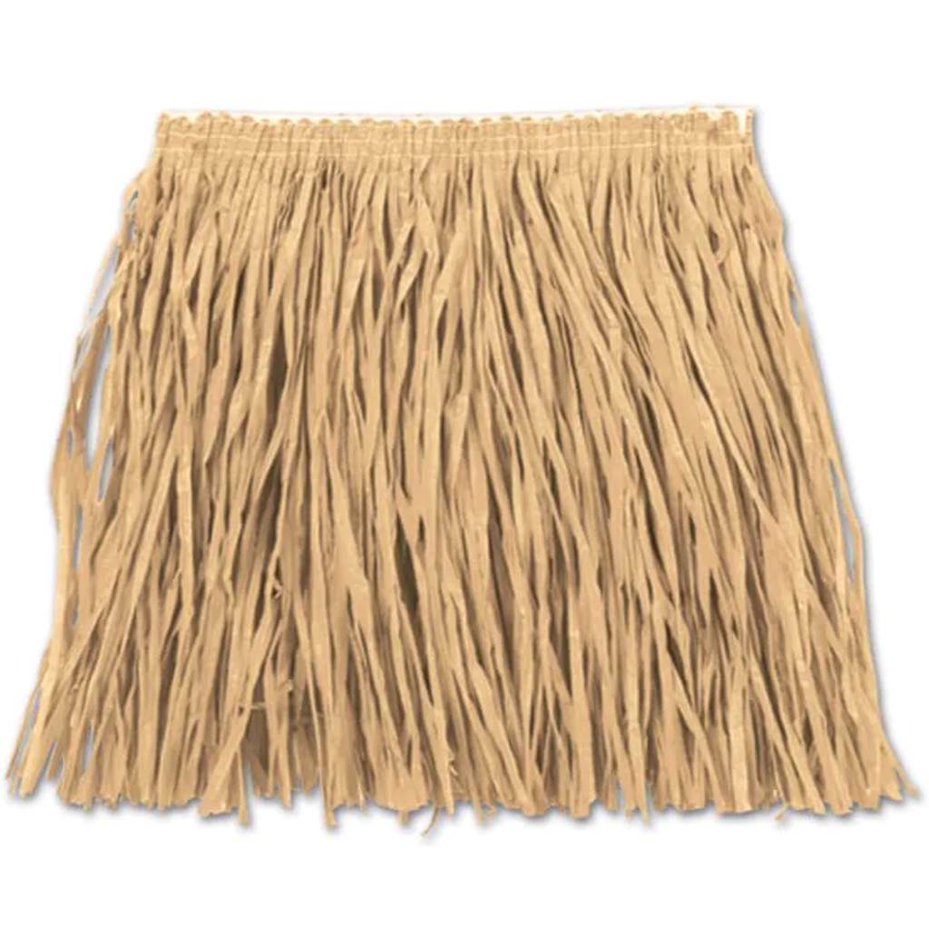 Hula Skirt Natural 22in x 12in 