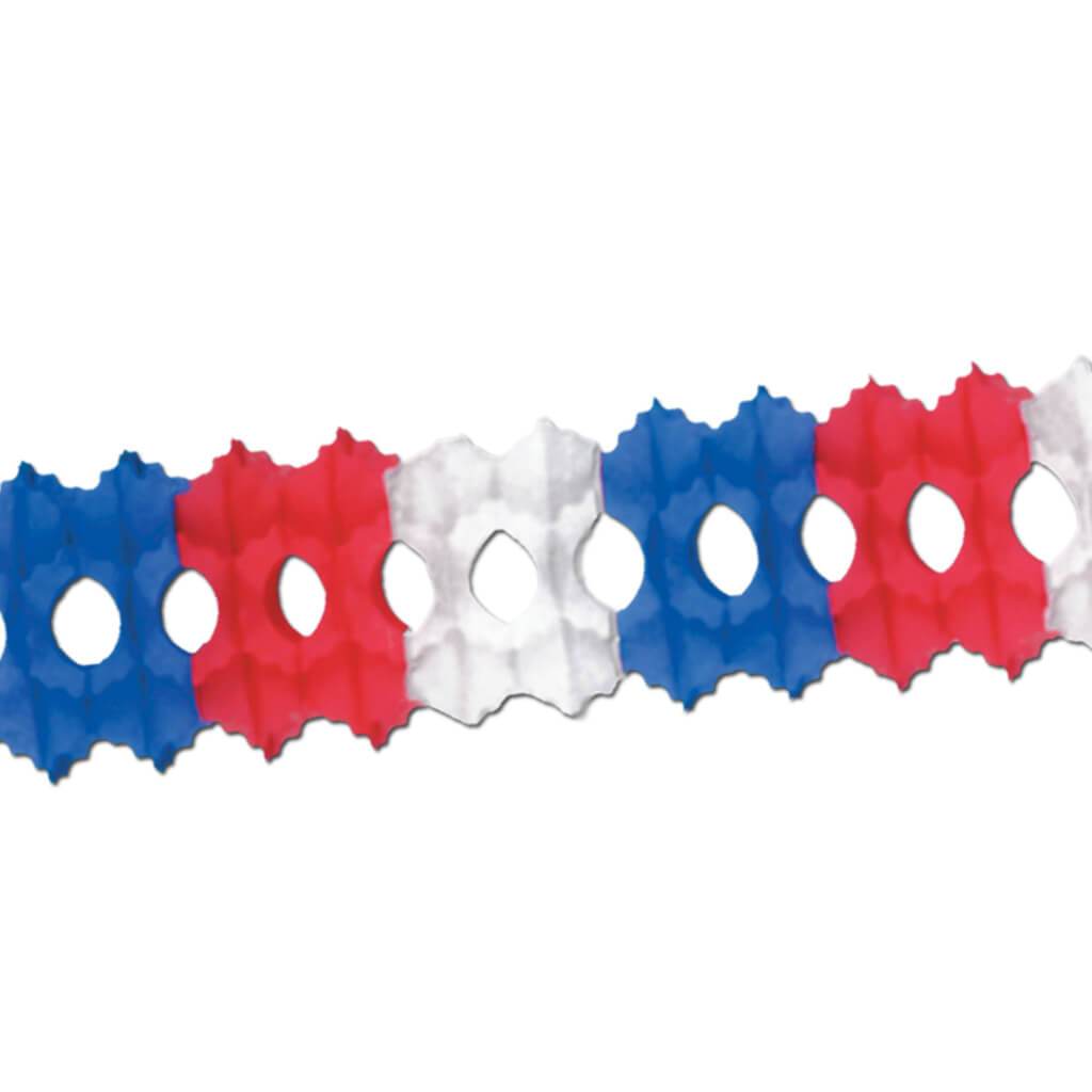 Arcade Garland 12ft Red/White/Blue 