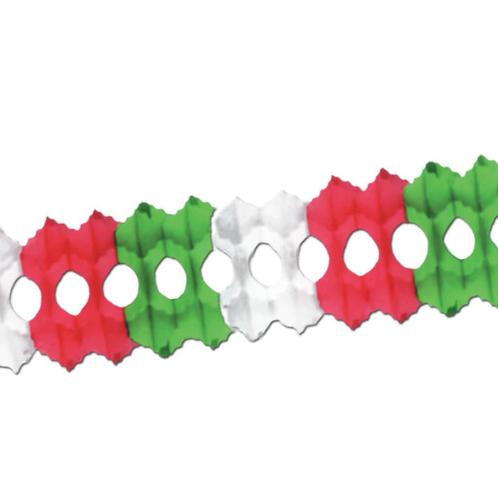 Arcade Garland 12ft Red/White/Green 