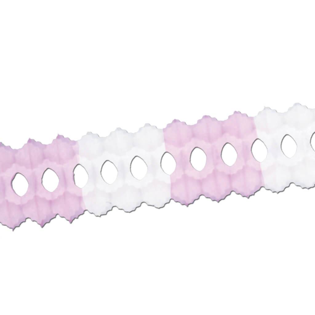 Arcade Garland 12ft Pink/White 
