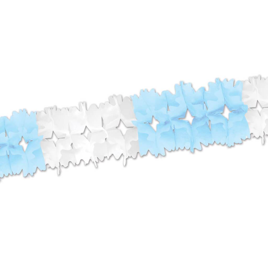 Pageant Garland 7in x 14ft 6in Blue White 