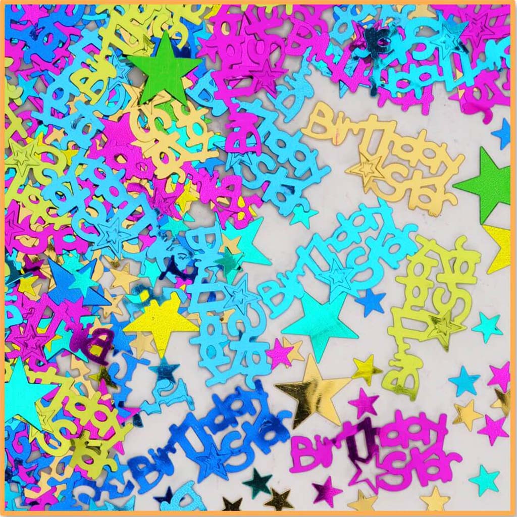 Birthday Star Confetti 