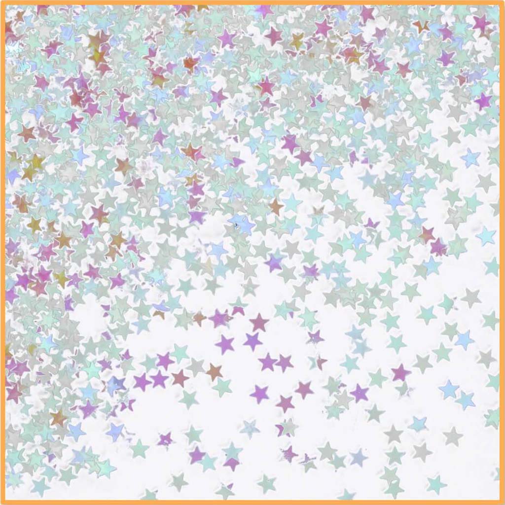 Confetti Iridescent Stars 