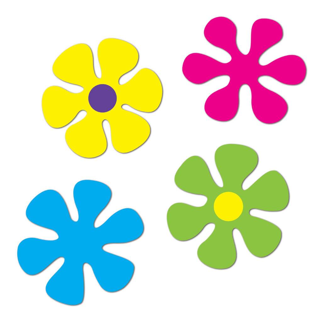 Retro Flower Cut-Outs 