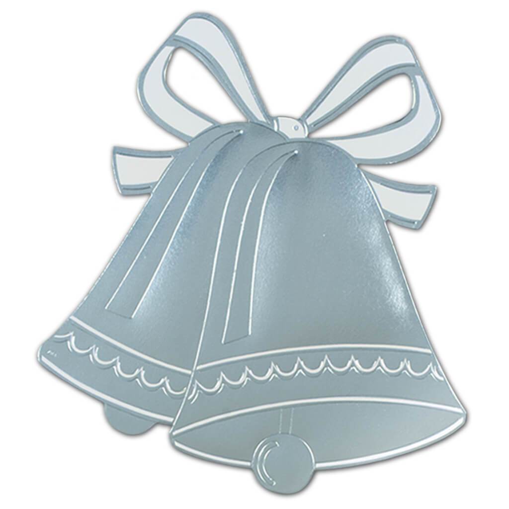 Wedding Bell Silhouette 16.5in Silver 